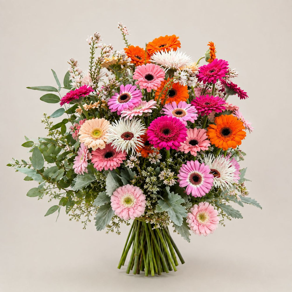 Rengarenk Gerbera Buketi - Standart